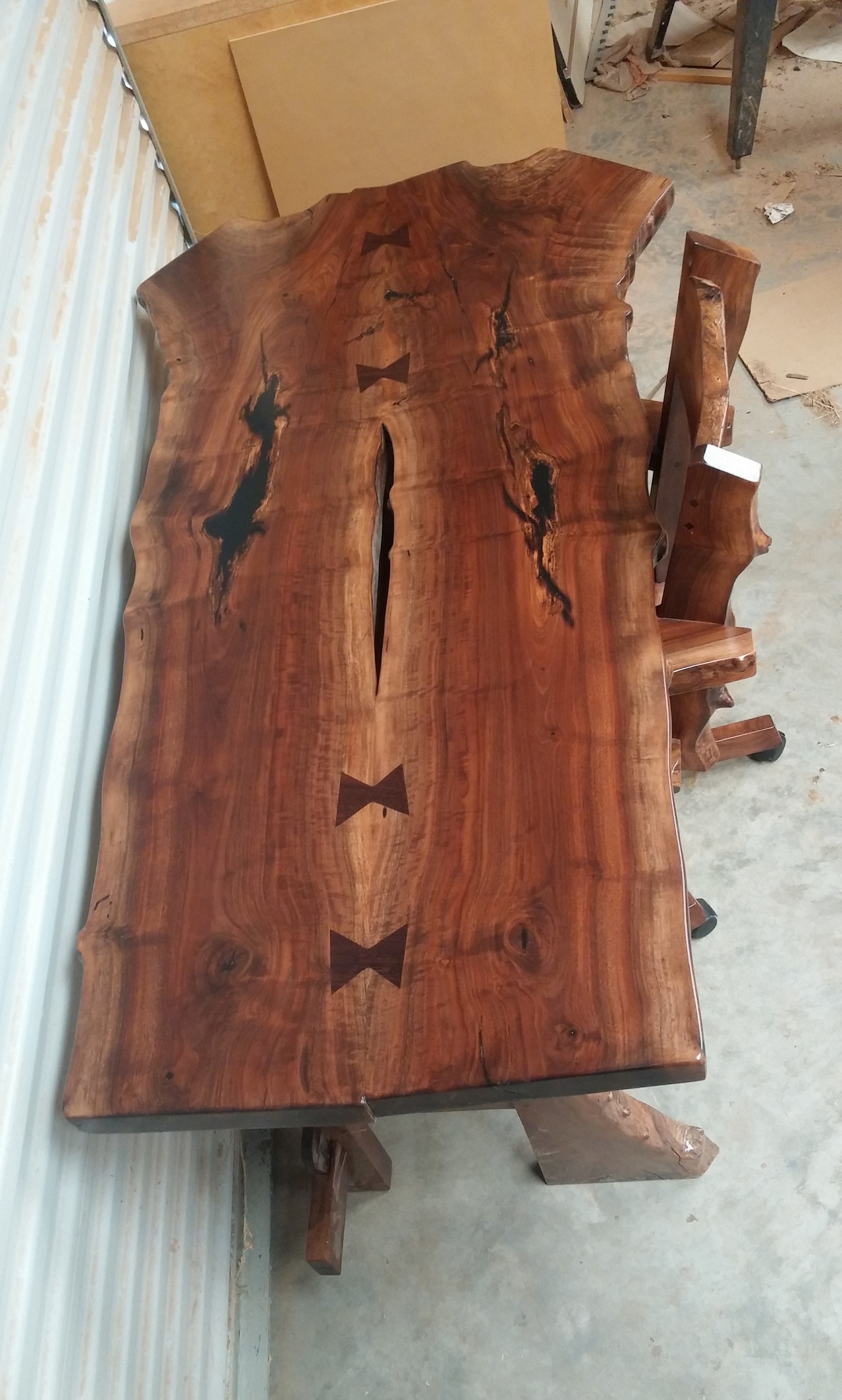 Matching Desk & Chair - Claro Walnut