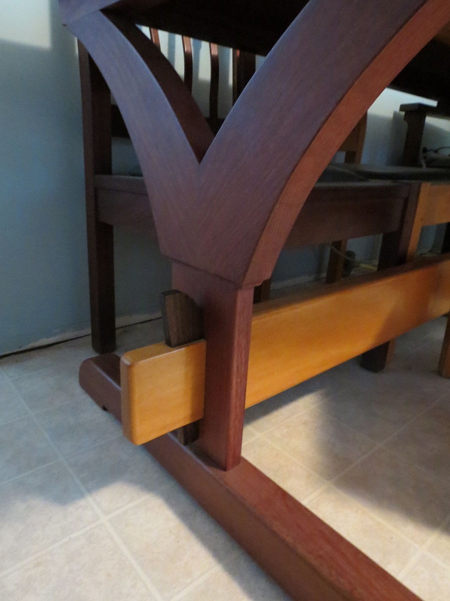 Dining Table - Purple Heart and Pao Amarillo