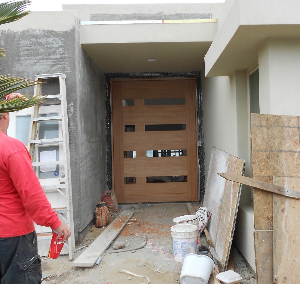 Pivoting Front Entry Door