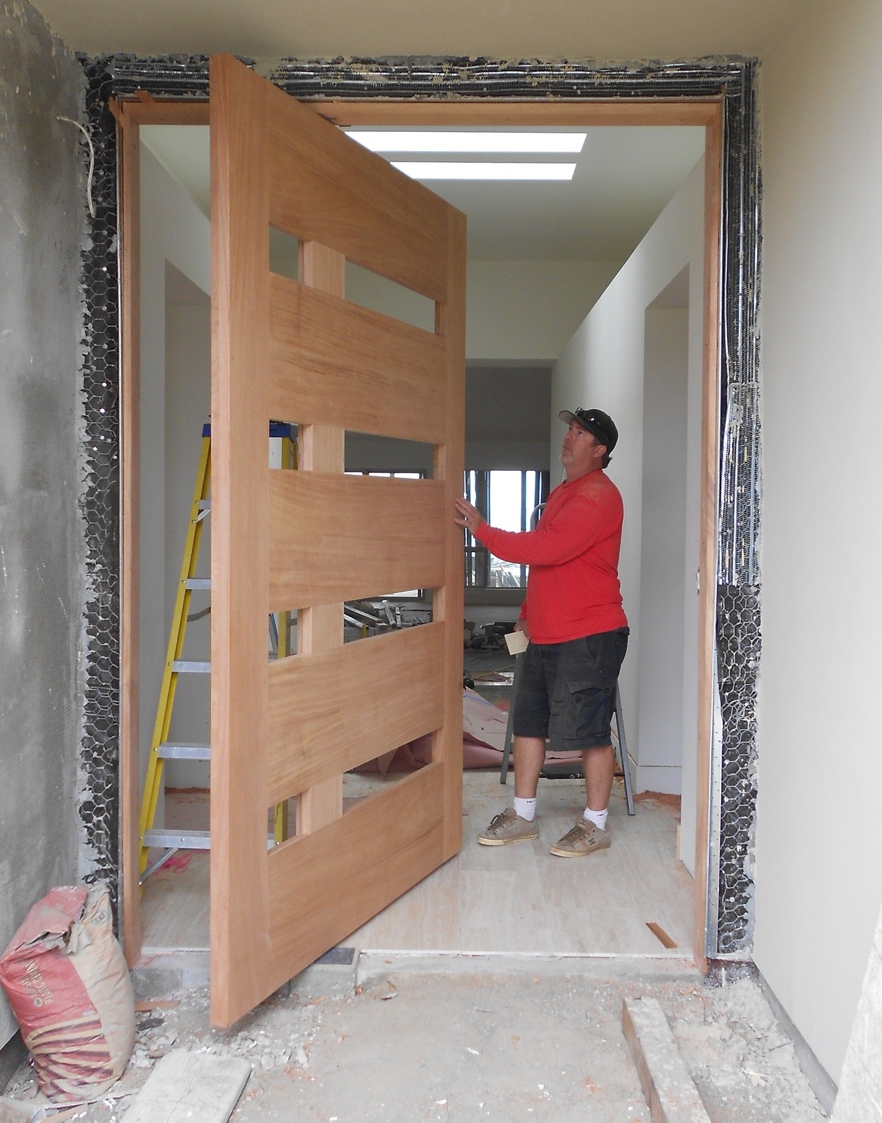 Pivoting Front Entry Door