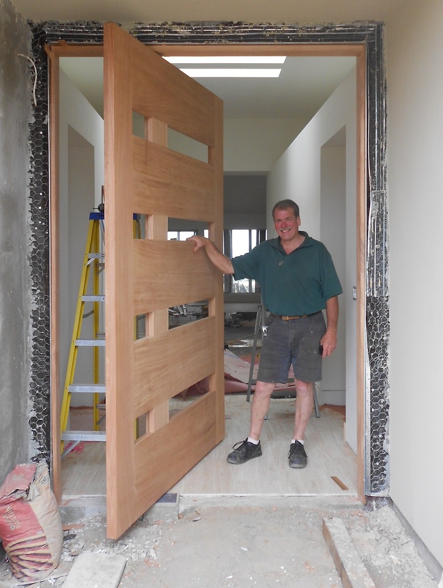Pivoting Front Entry Door