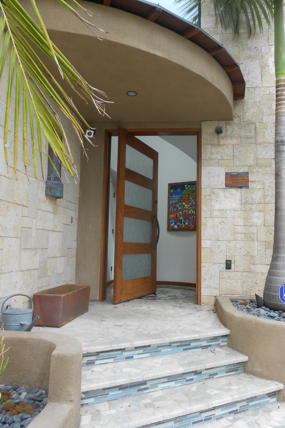 Pivoting Front Entry Door
