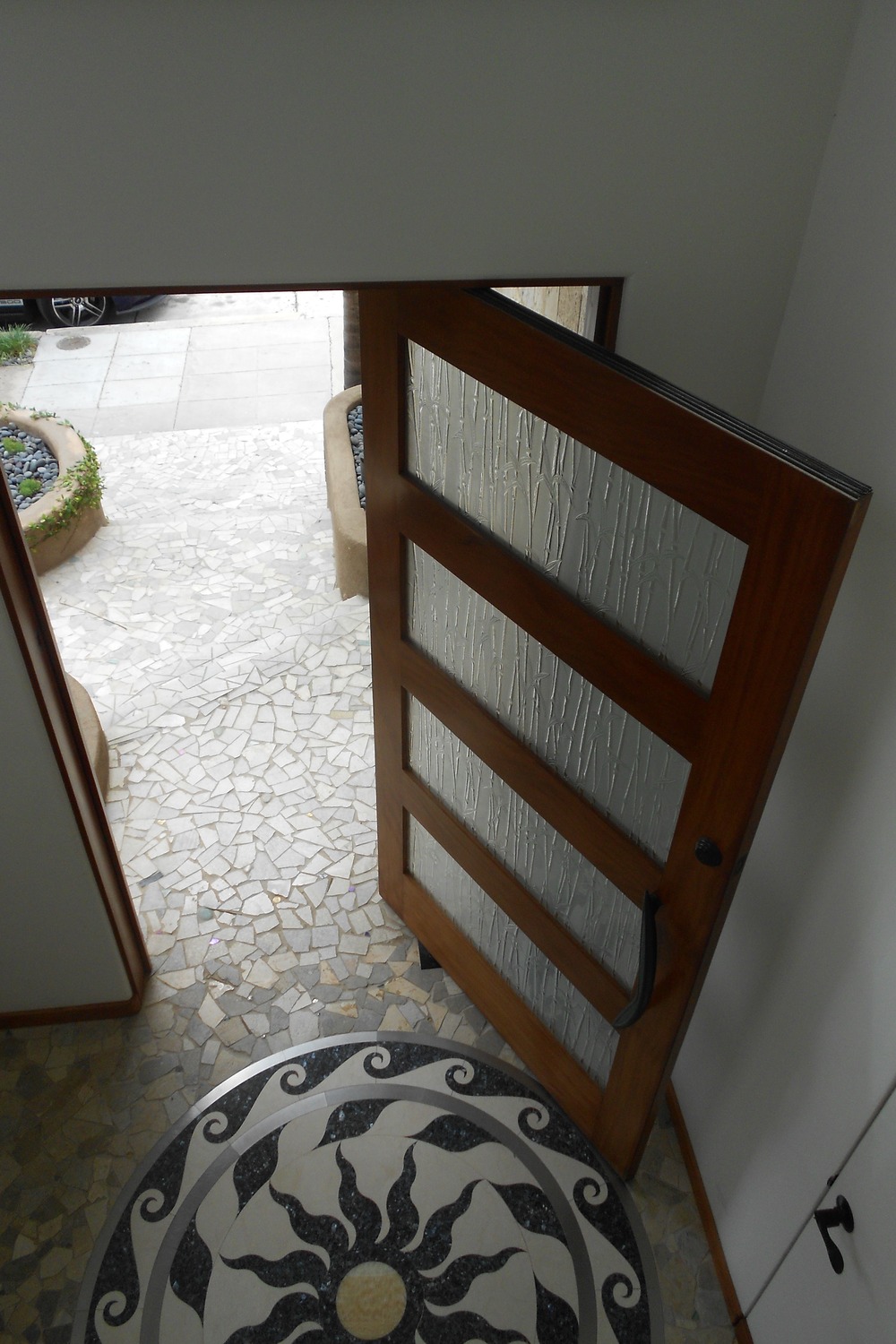 Pivoting Front Entry Door