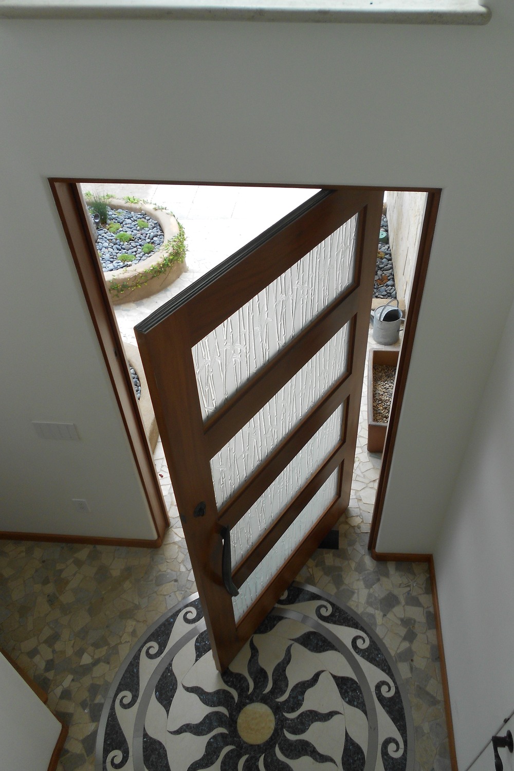 Pivoting Front Entry Door