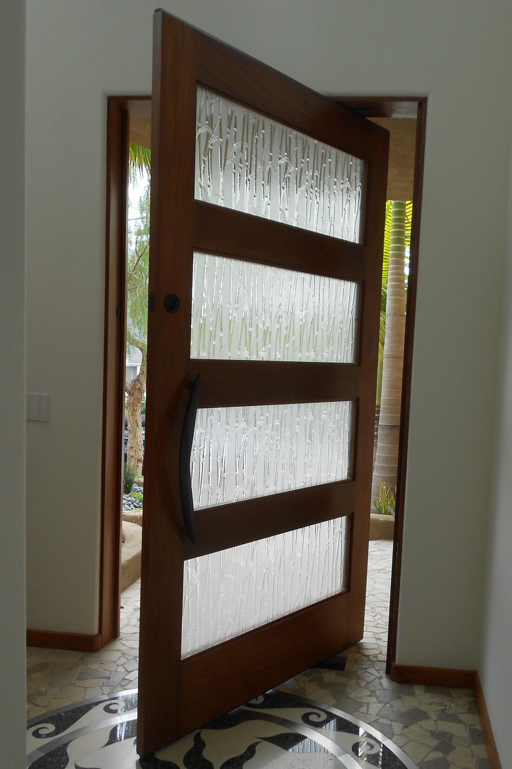 Pivoting Front Entry Door