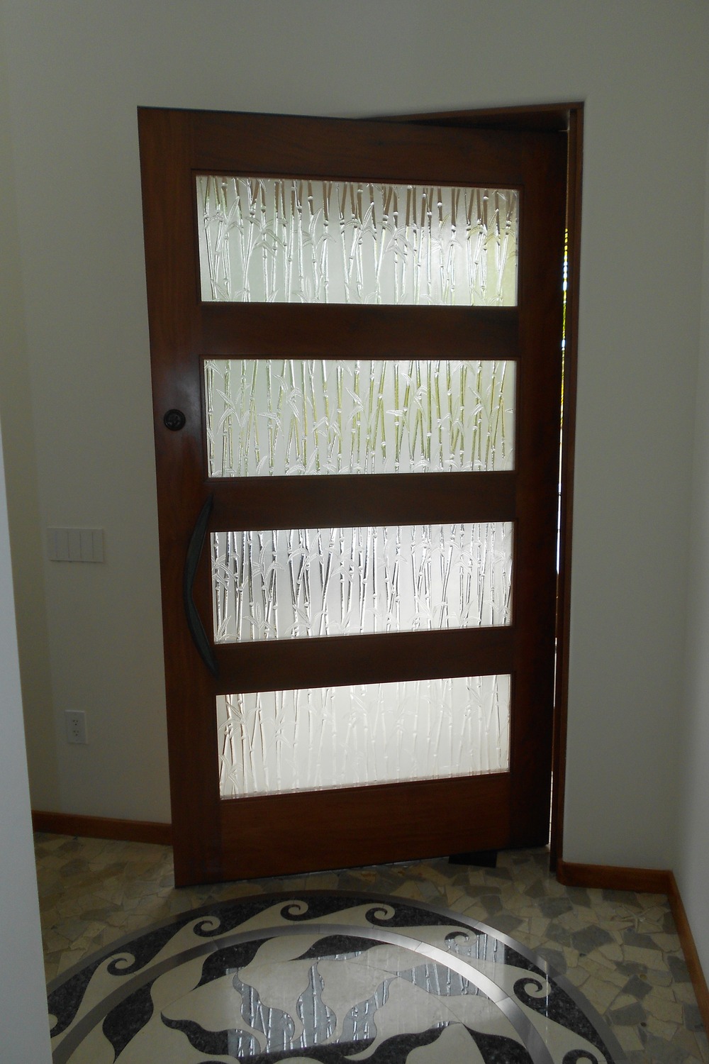 Pivoting Front Entry Door