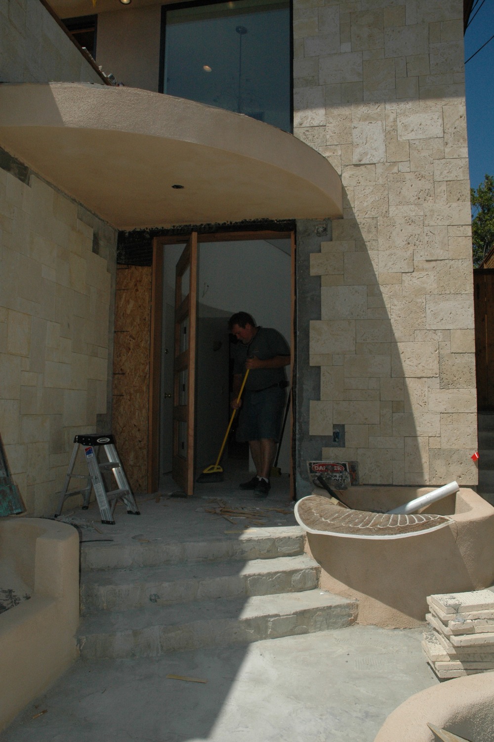 Pivoting Front Entry Door