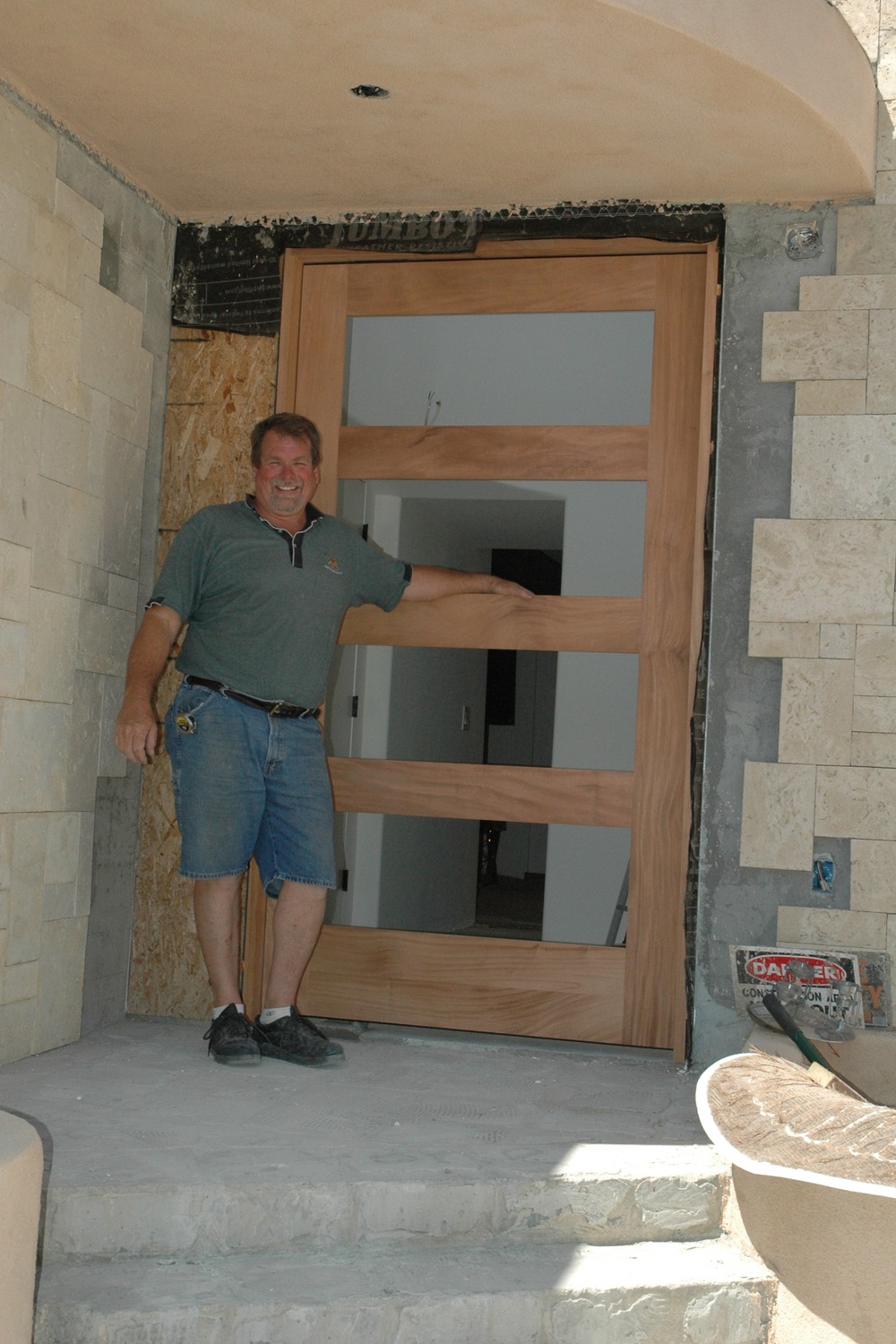 Pivoting Front Entry Door