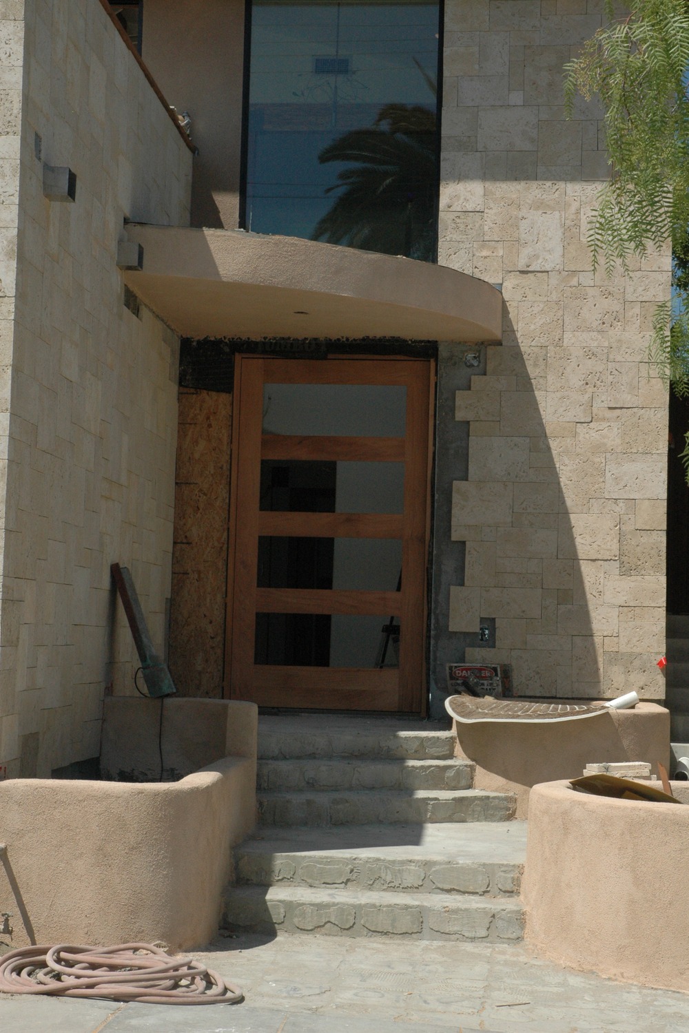 Pivoting Front Entry Door