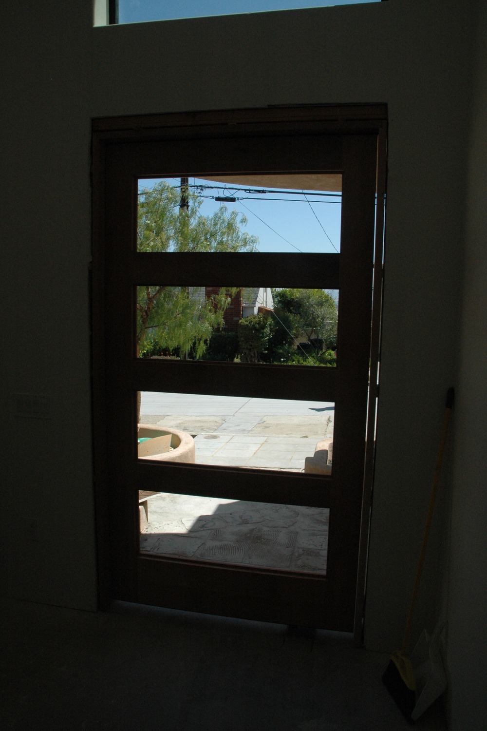 Pivoting Front Entry Door