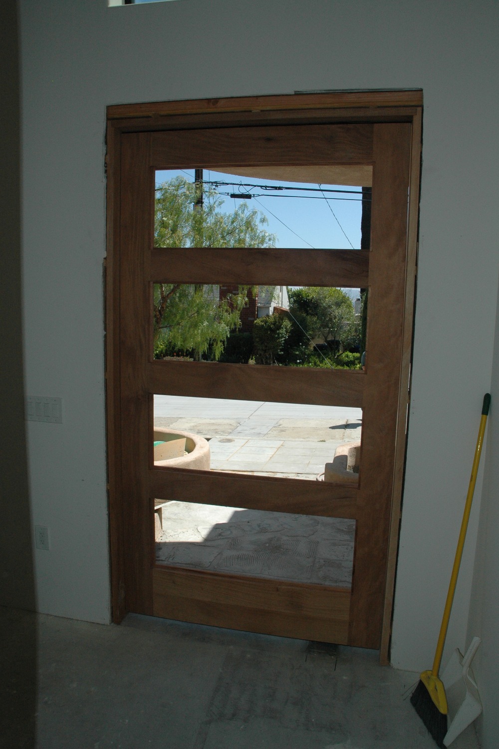 Pivoting Front Entry Door