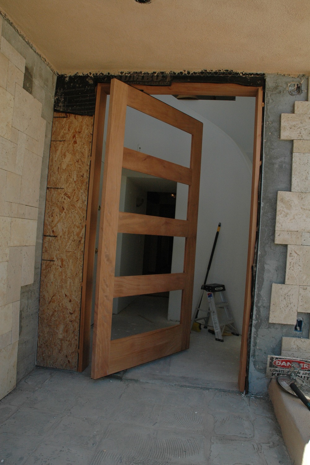 Pivoting Front Entry Door