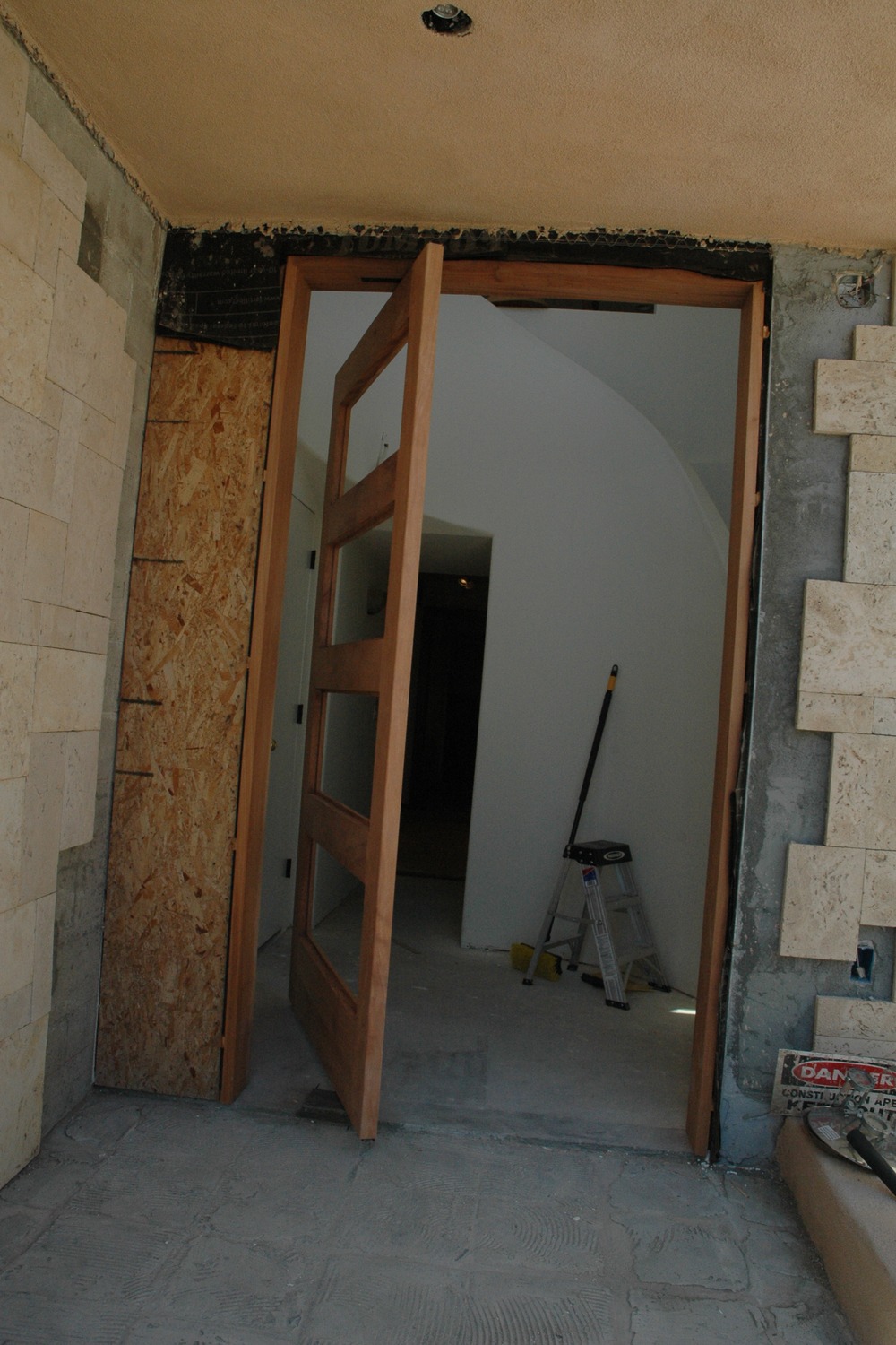 Pivoting Front Entry Door